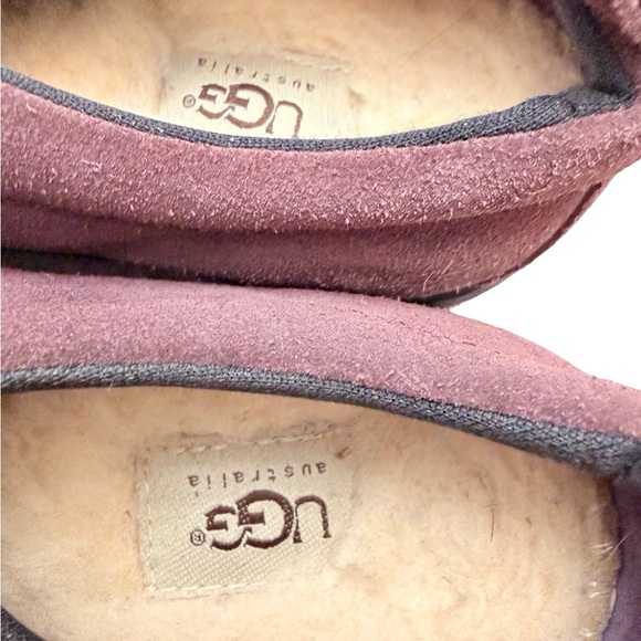 UGG womens Burgundy Slip-On Loafers size 10 - Picture 7 of 8